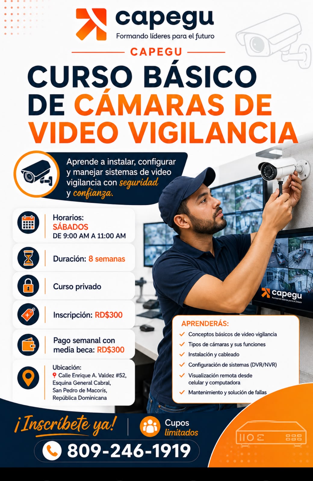 Curso Basico de Camara de video Vigilancia